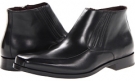 Black Calfskin Johnston & Murphy Shaler Zip Boot for Men (Size 10)