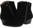 Black Velour Suede Sofft Padma for Women (Size 6)