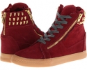 Oxblood Suede Betsey Johnson Nxtskull for Women (Size 7)