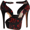 Black/Red Betsey Johnson Leanah - P for Women (Size 7.5)