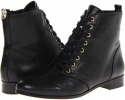 Black Leather Betsey Johnson Ollie for Women (Size 8.5)