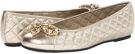 Gold Faux Leather Bella-Vita Tabby II for Women (Size 5)