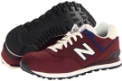 Burgundy Canvas New Balance Classics ML574 - Rugby for Men (Size 14)