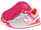 Grey/Pink/Orange New Balance Classics WL574 - Alpine for Women (Size 10)