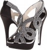 Black Satin E! Live from the Red Carpet Monique for Women (Size 7)