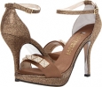 Toast Satin With Glitter E! Live from the Red Carpet Olivia for Women (Size 6.5)
