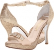 Gold Satin With Glitter E! Live from the Red Carpet Olivia for Women (Size 7.5)