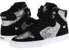 Black/Cheetah/White Supra Vaider for Women (Size 7)