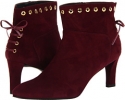 Bordeaux Suede Stuart Weitzman for The Cool People Off The Cuff for Women (Size 7.5)