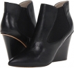 Black Leather Steven Maliik for Women (Size 6)