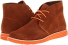 Sequoia Suede/Corporate Orange Cole Haan Lunargrand Chukka for Women (Size 6.5)