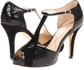 Black King Suede/Snake Print Isola Catalina for Women (Size 8)