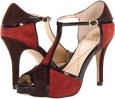 Chocolate Terracotta Combo King Suede/Patent Isola Catalina for Women (Size 6)