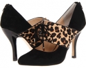 Black King Suede/Leopard Calf Hair/Patent Isola Isabel for Women (Size 7)