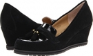 Black Suede/Croco Isaac Mizrahi New York Naples for Women (Size 7.5)