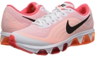 White/Laser Crimson/Total Orange/Black Nike Air Max Tailwind 6 for Women (Size 10)