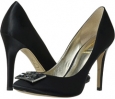 Black Satin Joan & David Franceen for Women (Size 6)