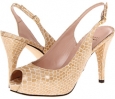 Sand Crystal Snake Stuart Weitzman Inslinky for Women (Size 8.5)