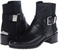 Black Nappa Leather Stuart Weitzman Manlow for Women (Size 7.5)