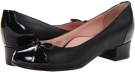 Black Soft Nappa/Patent Taryn Rose Jerome for Women (Size 6)