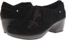 Black Suede Klogs Rosa for Women (Size 6)