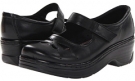 Black Leather Klogs Sammie for Women (Size 7.5)