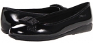 Black Patent Walking Cradles Satin for Women (Size 7)