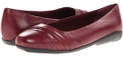 Oxblood Waxy Soft Leather Walking Cradles Flick for Women (Size 9)