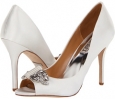 White Satin Badgley Mischka Davida for Women (Size 9.5)