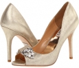 Platino Met Suede Badgley Mischka Davida II for Women (Size 8)