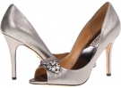 Pewter Met Suede Badgley Mischka Davida II for Women (Size 7.5)