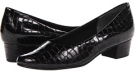 Black Croc Rose Petals Emma for Women (Size 7)