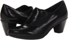 Black Patent Lizard Rose Petals Pic for Women (Size 7)