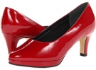 Red Patent Rose Petals Pepper for Women (Size 9.5)