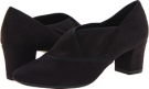 Black Stretch Super Suede Easy Street Karma for Women (Size 8)