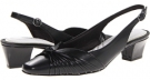 Black/Black Patent Easy Street Echo for Women (Size 6.5)