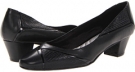 Black/Black Snake/Patent Easy Street Cici for Women (Size 8)