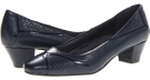 Navy/Navy Snake/Patent Easy Street Cici for Women (Size 5)