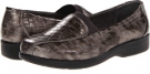 Pewter Patent Croco Easy Street Gage for Women (Size 8.5)