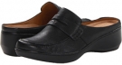 Black/Black Leather Easy Spirit Dader for Women (Size 6.5)