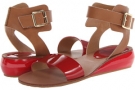 Red/Cognac Kelsi Dagger Genna for Women (Size 6)