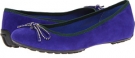 Blue Suede/Green Trim Isaac Mizrahi New York Faun 2 for Women (Size 5)