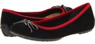 Black Suede/Red Trim Isaac Mizrahi New York Faun 2 for Women (Size 7.5)