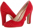 Red Suede Anne Klein Qadira for Women (Size 8.5)