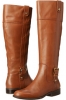 Cognac Leather Anne Klein Cijiw - Wide Calf for Women (Size 7)