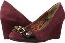 Wine Suede/Wine Patent Anne Klein Narny for Women (Size 7.5)