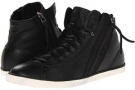 Black Leather Diesel Sunrise Beach Pit Sneaker for Women (Size 8.5)