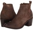 Dark Taupe Waxy Suede Diesel Chelsea Show Pinky Bootie for Women (Size 7.5)