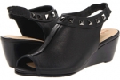 Black 2 Nanette Lepore Hot Stud Wedge for Women (Size 9.5)