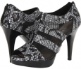 Black/White Snake Multi Nanette Lepore Stay the Night Heel for Women (Size 9)